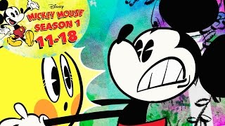 A Mickey Mouse Cartoon  Season 1 Episodes 1118  Disney Shorts [upl. by Ellehcar89]