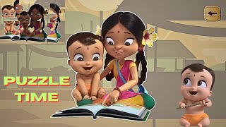 Mighty Little Bheem  Study Time Colour and Puzzle [upl. by Miett]