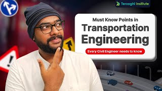 💥 Must know key points in Transportation Engineering 😉  JDO 2024  Terzaghi Institute [upl. by Nagey765]