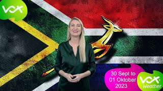 30 September – 01 Oktober 2023  Voxweervoorspelling AFRIKAANS [upl. by Ronyar55]