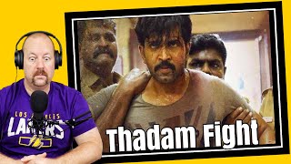 Thadam Police Station Fight Scene  REACTION  Arun Vijay [upl. by Emanuel]