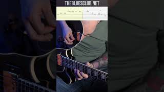 The SMOOTHEST Jazz Blues Solo with TABS  DBL454 shorts [upl. by Letnohs]