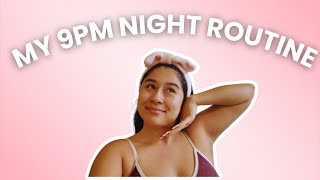 My 9PM Night Routine  a realistic night routine [upl. by Gilburt]