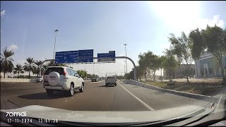 Abu Dhabi Driving  Khalifa City to Musaffah and around Abu Dhabi 4K [upl. by Annirak]