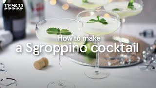 How to Make a Sgroppino Cocktail  Tesco [upl. by Helmer]