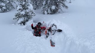 2024 Snowmobiling Compilation Record Breaking Snow [upl. by Stallworth970]