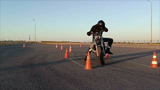 Gymkhana GP 2024 stage2 Мещеряков Алексей Honda Bros 650 heat1 [upl. by Hael]