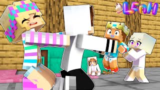 Little Leahs NEW FAMILY LIFE Minecraft Movie [upl. by Stratton]