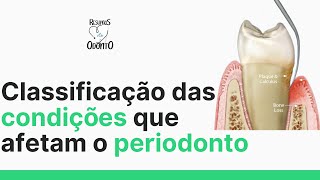 CONDIÇÕES QUE AFETAM O PERIODONTO  Resumos de Odonto [upl. by Ekard]