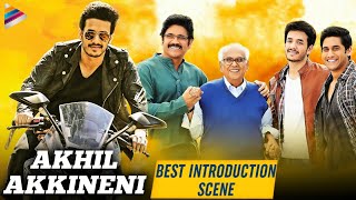 Akhil Akkineni Best Introduction Scene  Manam Kannada Movie  ANR  Nagarjuna  Naga Chaitanya [upl. by Ennis]