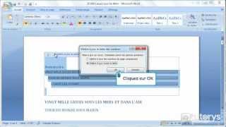 Comment insérer une table des matières automatique avec Word 2007 [upl. by Hicks]