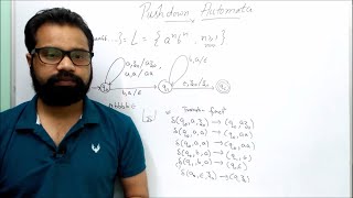 Pushdown Automata Example  an bn  PDA  TOC  Automata  By  Harendra Sharma [upl. by Redienhcs]