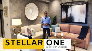 Stellar One Ph 2  Exploring Luxury Apartments with Stunning Interior Design in Noida Extension [upl. by Urias]