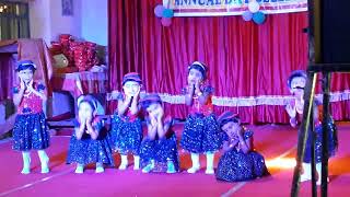 JUVANNA MARIYAM SIJO  GROUP DANCE SANJOS NUSERY KOOTTICKAL [upl. by Lynnet]