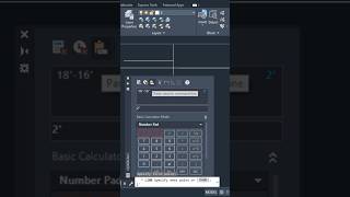 Autocad Tips Input Quick Caculator shorts shortvideo youtubeshorts [upl. by Paulina]