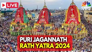 Jagannath Rath Yatra 2024 LIVE Odisha Celebrates 2day Festival in Puri  Rath Yatra LIVE  N18L [upl. by Okimik]