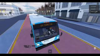 Montreal Bus World Currently Working On Yellow L roblox formation driver 30043 [upl. by Llenod]