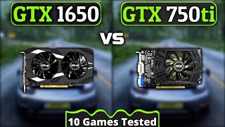 GTX 1650 vs GTX 750 Ti  How Big Is The Difference [upl. by Sidoney737]