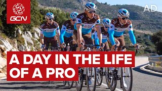 A Day In The Life Of A Pro Cyclist with AG2R La Mondiale [upl. by Nylauqcaj340]