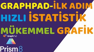 1 GRAPHPAD Keşke daha önce tanışsaydım diyeceğiniz istatistik programı İndirme linki mevcut [upl. by Subir]