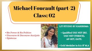 Michael Foucault Part2 Post Structuralism literarytheory english ugcnetjrf ugcnetenglish [upl. by Raffin]