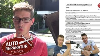 Kundendienst  Inspektion an deinem Fahrzeug ganz einfach selber machen Tutorial [upl. by Znerol]