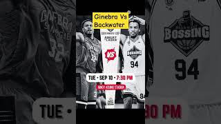 Ginebra vs Blackwater Sept 10 Tuesday 💪 ytshorts ginebra blackwaterbossing [upl. by Dulcinea]