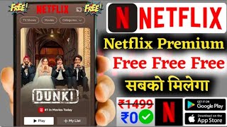 Netflix Free Subscription  Netflix Mod Apk  How to Get Free Netflix Subscription Working [upl. by Aivin]