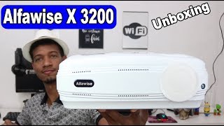 ECONOMIZE 10 MIL REAIS NA TV COMPRANDO ESSE PROJETOR BARATO Alfawise X 3200 [upl. by Atidnan]