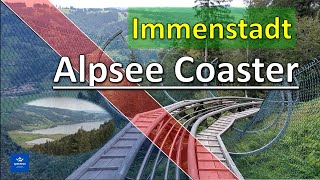 Deutschlands längste Sommer Rodelbahn in Immenstadt der Alpsee Coaster an der deutschen Alpenstraße [upl. by Christyna806]