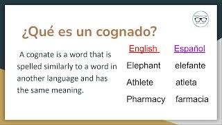 Cognados CognatesWhat are they and how can they be useful [upl. by Carothers]