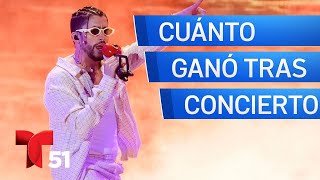 Cuánto ganó Bad Bunny tras concierto en Miami [upl. by Annav]