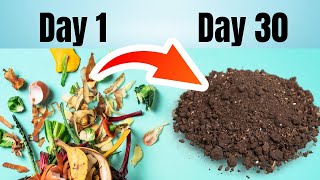 How To Make COMPOST From Kitchen Waste  Fast And Simple Method To Perfect Soil [upl. by Susana169]