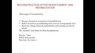 Resettlement and Rehabilitation Last partEnvironmental StudiesENV201NS2019 [upl. by Ettezzus733]