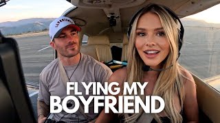 My first time flying my boyfriend as a pilot 👩‍✈😳 [upl. by Sweet914]