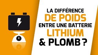 Combien pèse une batterie moto lithium [upl. by Eenwahs309]