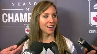 2017 Tim Hortons Roar of the Rings  Media Scrum  Draw 20 [upl. by Amiel]