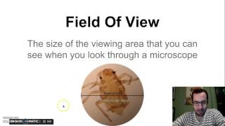 Microscopes amp Field of view Part1 [upl. by Aicina]