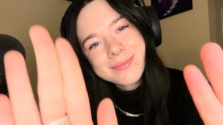 ASMR  Gently patting your face until you fall asleep💤 whispers face touching shhh [upl. by Hardunn]