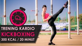 Trening Kardio KickBoxing  300 kcal w 20 minut [upl. by Allcot]