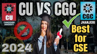 Is CGC Jhanjeri better than Chandigarh University in 2024   HONEST REVIEW [upl. by Recor]