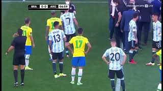 Brazil vs Argentina gets interrupted [upl. by West]