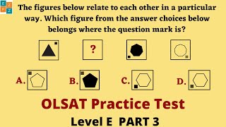 OLSAT PRACTICE TEST LEVEL E PART 3  Educational videos [upl. by Ilenay]