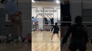 WHAT A DIG volleyball volleyballplayer setter comedy funny haikyuu [upl. by Sternberg547]