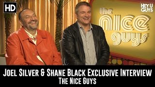 Joel Silver amp Shane Black Exclusive Interview  The Nice Guys [upl. by Chrissa]