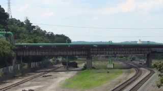 Union Railroad SW 1500s pass over NS CP 16 with horns blasting with caboose 71014 00019 [upl. by Llezo]