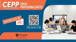 CEPP  CURSOS PROFISSIONALIZANTES  MATRÍCULAS ABERTAS 2º SEMESTRE 2024 [upl. by Enail]