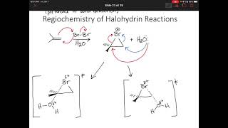 TCC CHEMamp 262 Halohydrin Addition and Dihydroxylation [upl. by Yahsal419]