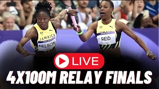 4x100m Relay Finals Live Paris Olympic Games [upl. by Natloz]