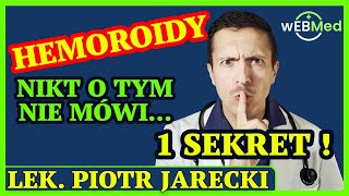 Zastosuj 1 PROSTĄ metodę DZIŚ aby POZBYĆ się HEMOROIDÓW zdrowie sekret [upl. by Notselrahc303]